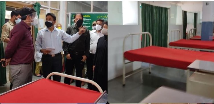 DC Srinagar visits Covid Care Centres;Takes stock of arrangements