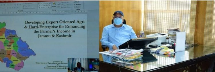 Navin Choudhary reviews progress on implementation of APEDA, AFC project