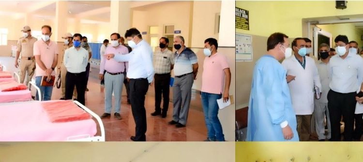 Div Com visits Khour, Jourian; inspects covid care facilities in rural areas