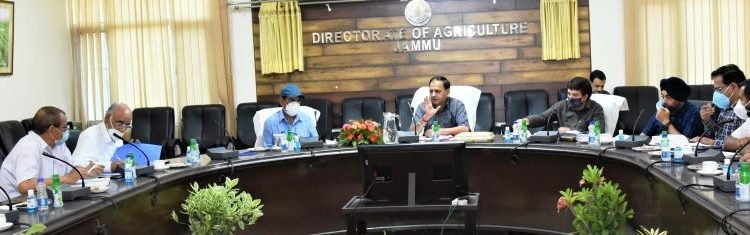 Director Agriculture Jammu reviews arrangements for smooth supply of Fertilizers during Kharif 2021