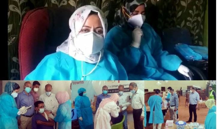 Shabina Kouser, an MPFHW vaccinated 8000 persons, assisted in more than 30 deliveries in Anantnag