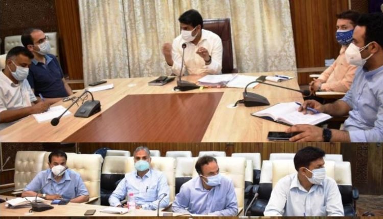DC Srinagar reviews progress in restoration of historical water bodies