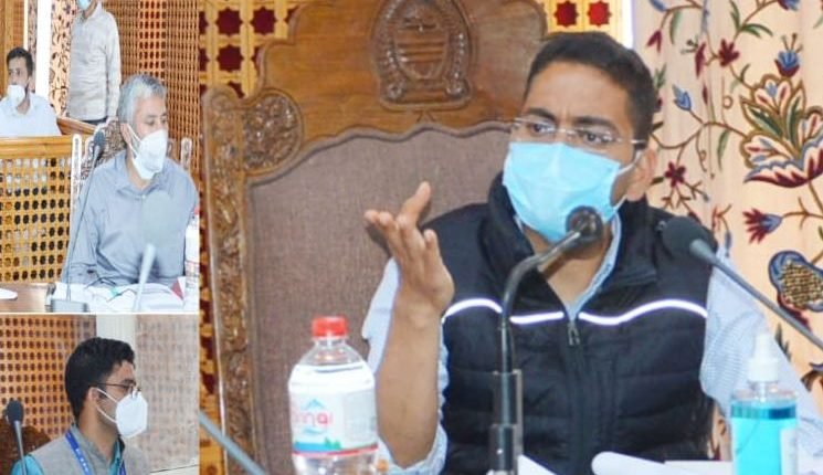 DDC Shopian Sachin Kumar Vaishya chairs DLRC/ DCC meeting