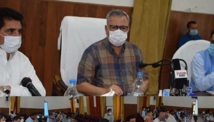 Advisor Farooq Khan visits Bhaderwah; reviews development scenario of Doda district