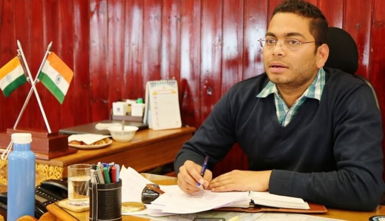 DDC Shopian Sachin Kumar Vaishya Inspects Developmental Works