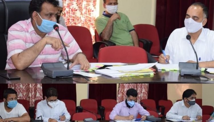 DC Doda reviews performance of departments under District Capex
