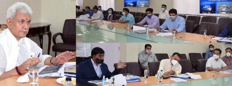 Lt Governor reviews Tourism department’s functioning; calls for preparing a comprehensive future plan