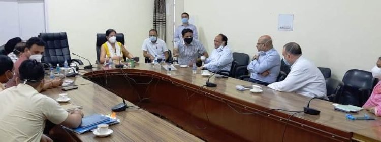 Director AIIMS Jammu meets Principal GMC Dr Sudhan