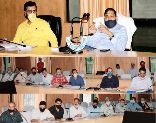 DDC Kishtwar reviews performance of PWD
