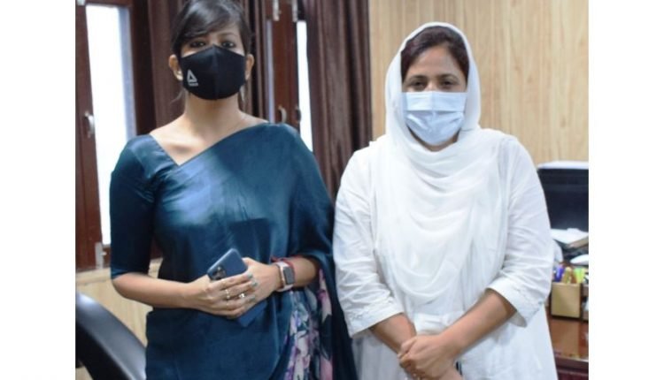 DDC Chairperson discusses developmental scenario of Ramban district with Secretary Cooperatives