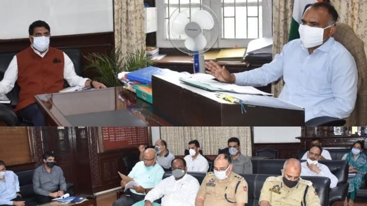 Div Com reviews beautification of Srinagar Roads, important locations