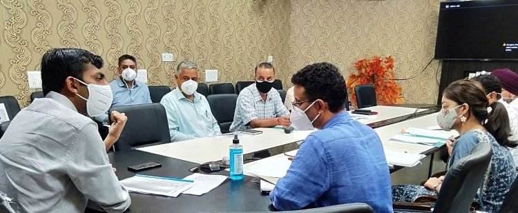 DC Jammu reviews progress of work on development works