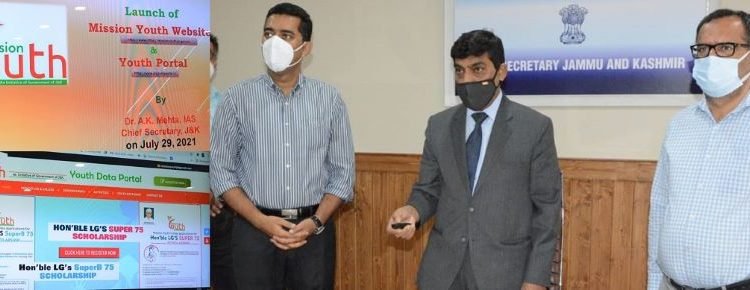 Chief Secretary launches Youth Portal, Website of Mission Youth