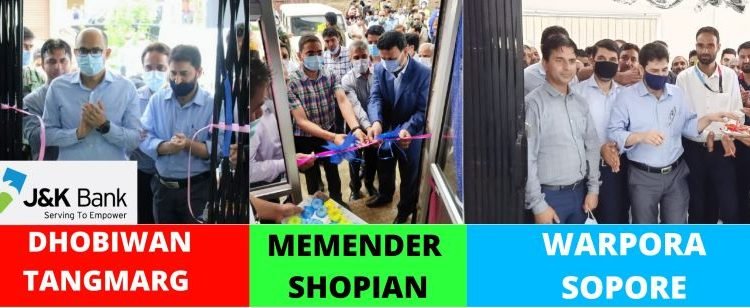 J&K Bank commissions three more Business units in Kashmir