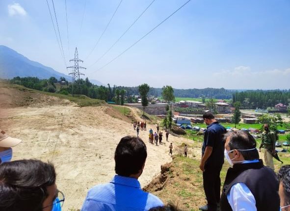 Advisor Baseer Khan visits Lethpora Awantipora; inspects development works