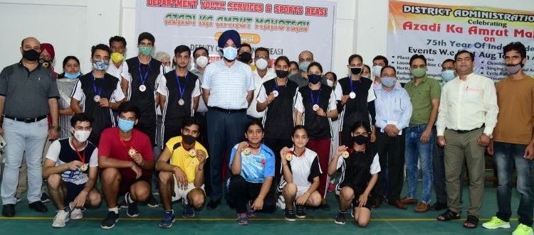 District Level Inter Zonal badminton Tournament concludes at Reasi