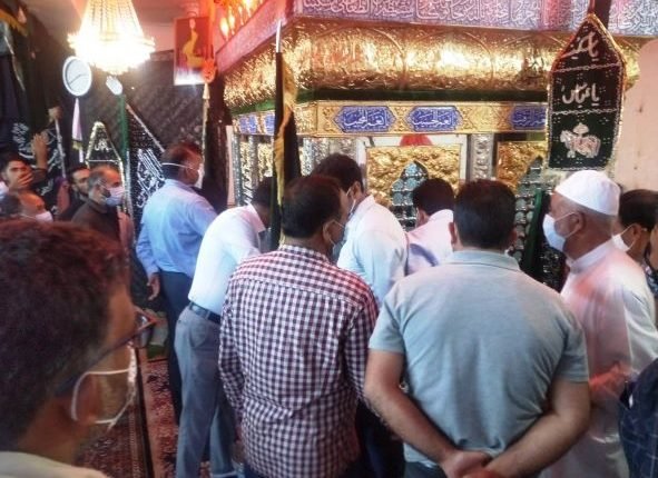 Div Com visits Imam Bara Zadibal, Mir Shams-ud- Din Araqi's (R.A) shrine in Srinagar