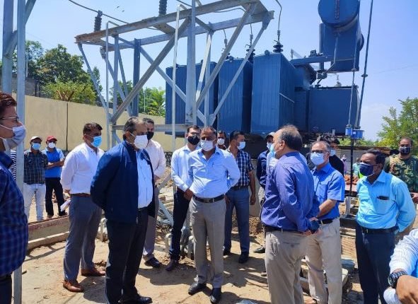 Advisor Baseer Khan inspects execution of various Receiving Stations in Sgr city