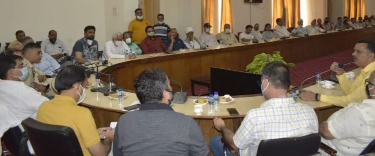DC Rajouri interacts with civil society members, media