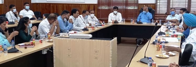 DDC Chairman, DC Jammu review functioning of Rural Development Department