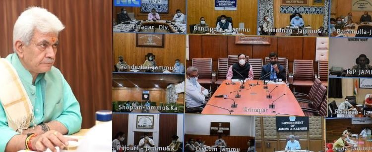 Reviews Covid response & containment measures of District Administrations : LG