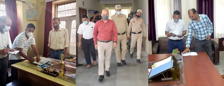 Ramban: Surprise inspections conducted in Govt offices ;Action ordered against absentee employees