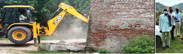 361 Kanal Govt land retrieved at two places in Samba