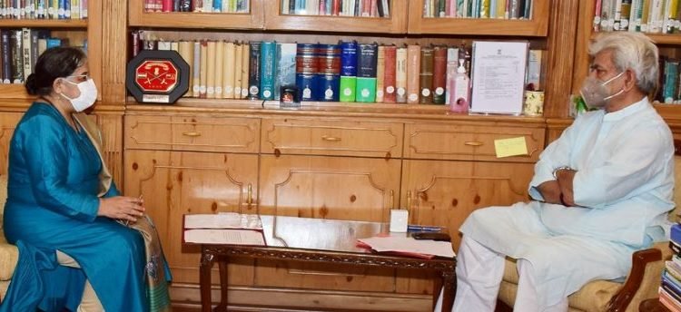 CAF India CEO calls on Lt Governor Manoj Sinha