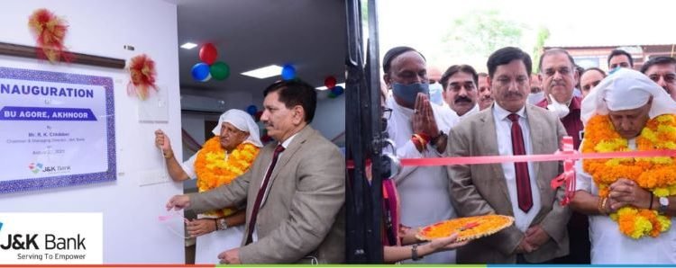J&K Bank CMD inaugurates Business Unit at Agore, Akhnoor