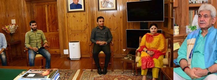 Chairperson, Vice-Chairperson of DDC Kishtwar call on Lt Governor