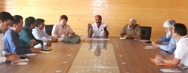 Delegation of Sikkim University calls on Director Agriculture Kashmir