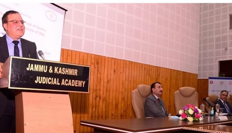 J&K JA organizes training on “Personality Development, a Pursuit of Justice, Leadership role of a Judge as captain of ship in Trial Court”