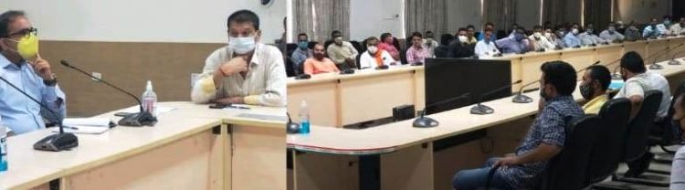 DC Samba reviews progress of Road projects, power scenario in the District