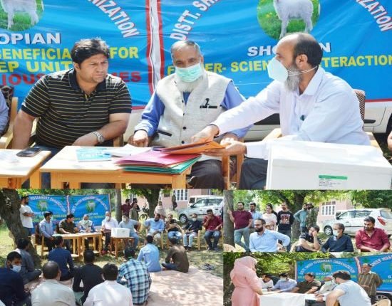 Selection for Sheep Units Shopian Through Draw of Lots held