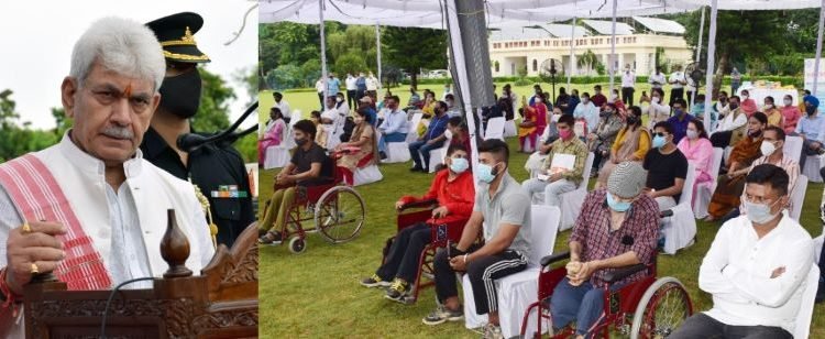 Lt Governor launches Senior Citizens National Helpline ''Elderline"-14567 in J&K 
