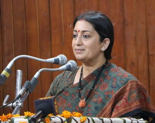 People of J&K have expressed great faith in PM: Smriti Irani