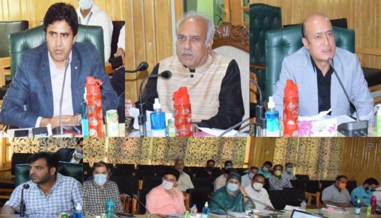 Hasnain Masoodi reviews dev projects, implementation of schemes at Pulwama