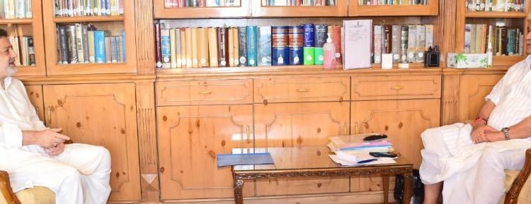Former Minister J&K calls on Lt Governor