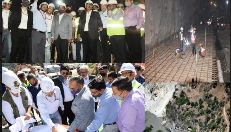 Union Power Secretary inspects Kwar, Keru, Pakal Dul Hydro Electric Projects