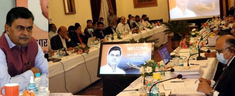 Shri R K Singh chairs review meeting on power issues in Jammu and Kashmir