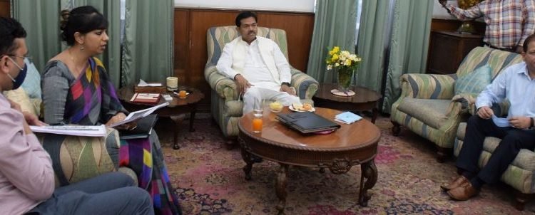 Union MoS B L Verma takes stock of dev works of Cooperatives Department