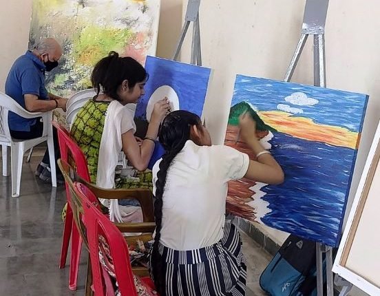 National Painting Camp Day 3: On spot competition hosted for budding student artists