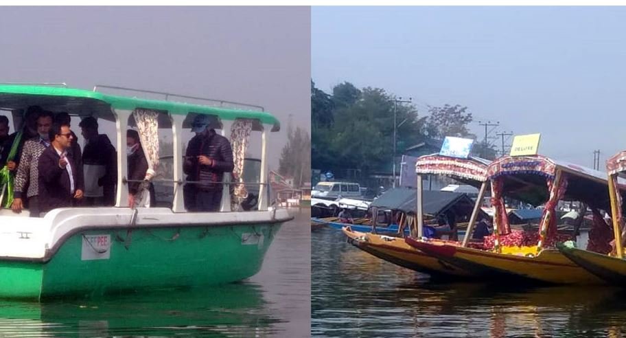 Dal Lake becomes destination for grand Shikara rally to celebrate birth anniversary of Sardar Patel
