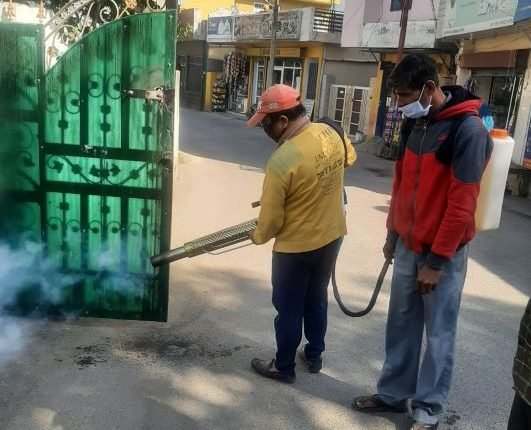 Fogging operation intensified in Reasi to control vector-borne diseases, dengue