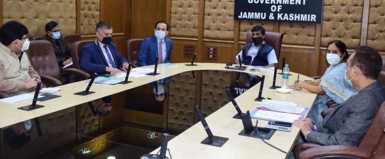 CS reviews Tawi Riverfront Development Project/internet connectivity in rural areas under Bharatnet