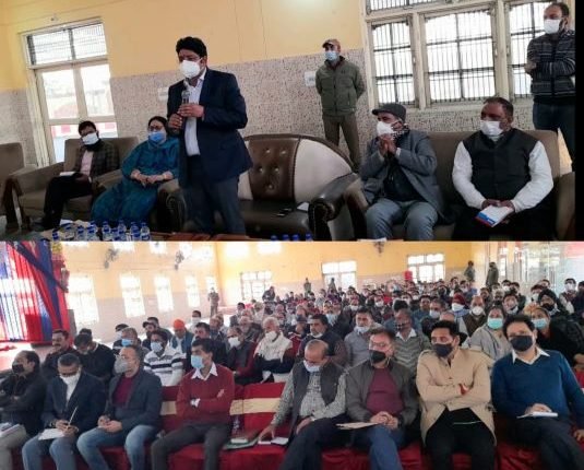 Div Com chairs grievance redressal camp at Akhnoor ;3 tier PRI’s are pivotal in ensuring good governance