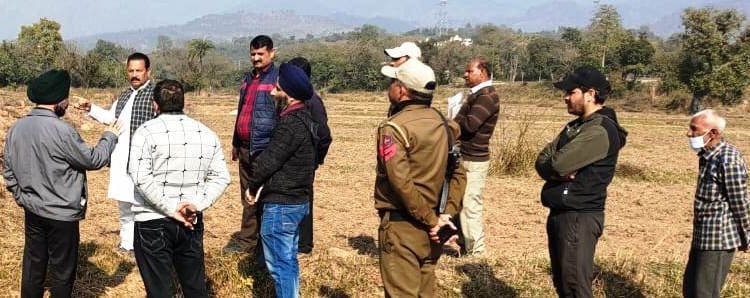 DDC Chairperson Udhampur inspects progress of command area development works