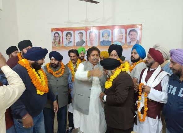 Many political representatives of different political parties join congress party