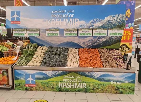Kashmir vegetables, other Agri commodities showcased at Dubai (UAE)