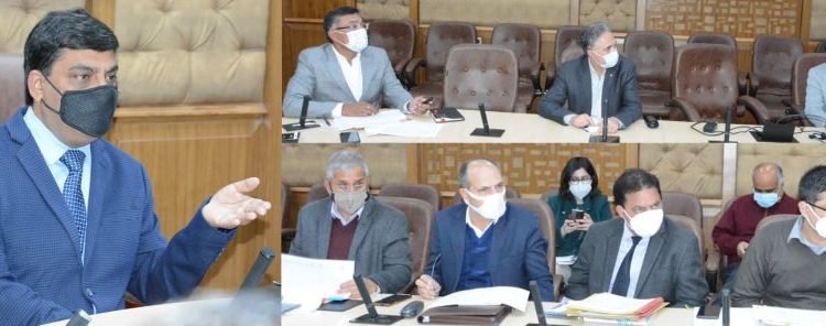Chief Secretary Dr. Arun Kumar  Mehta reviews functioning of PWD